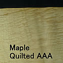 ピックガード材　Maple Quilted AAA